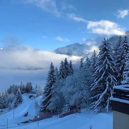 Les Brigues - Appartement Avec Vue Sur La Montagne Et Acces Aux Pistes Courchevel Exterior photo